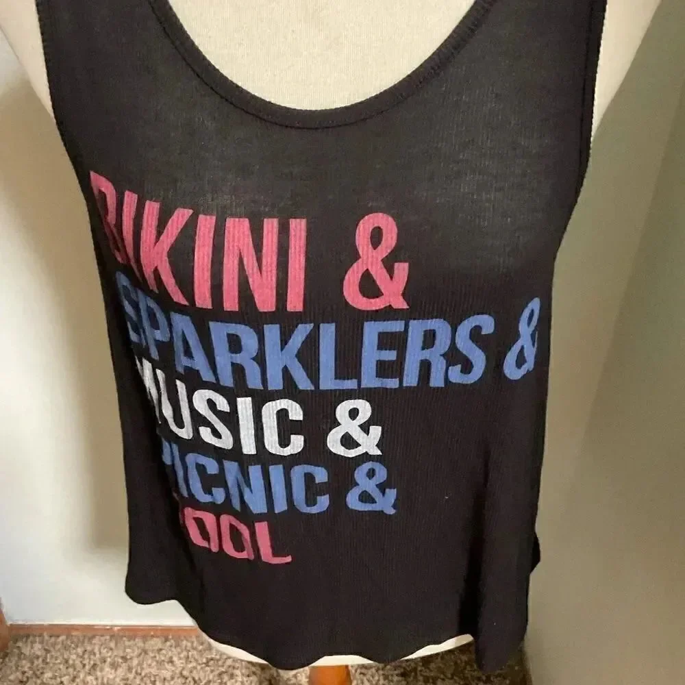 NWT Gold Rush Bikini & Sparklers & Music & Picnic & Pool  with Back Zipper #36